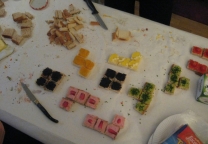 Confection des blocs de Tetris !